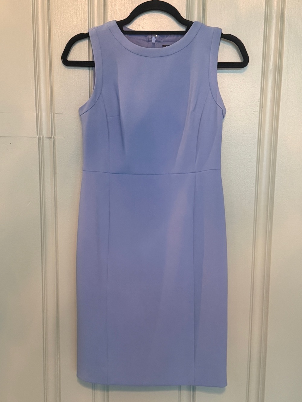 J.Crew Resume Sheath Dress Size 4P Periwinkle Blue Sleeveless